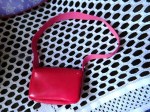 ag pink shoulder purse bk